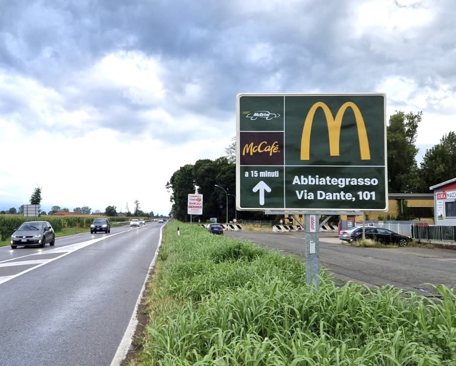 Cartelli pubblicitari Abbiati & Company realizzazione 1