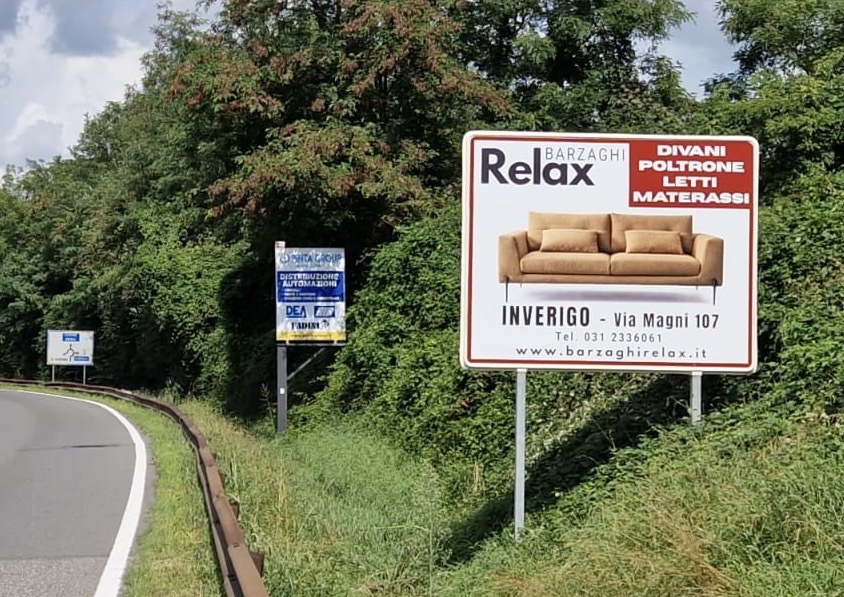 Cartelli pubblicitari Abbiati & Company realizzazione 7