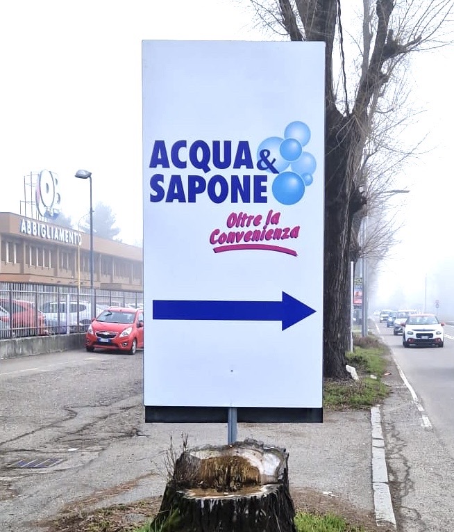 Cartelli pubblicitari Abbiati & Company realizzazione 5